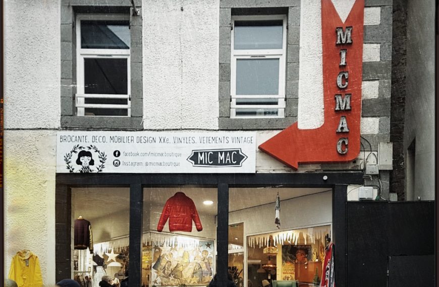 Facade boutique MicMac à Lannion - Atelier d'Art